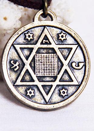 Амулет магический пенкталь отца бронзовое покрытие / амулет магический пенкталь отца бронзовое покрытие 2x2 см