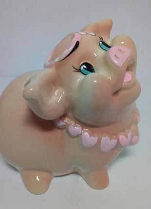 Копилка свинка нюшка / копилка свинка нюшка 10x10 см