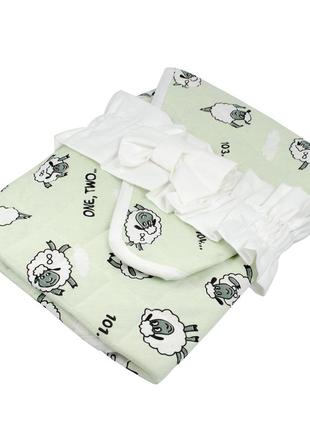 Конверт одеяло детский для новорожденного ковдра дитача новонародженого дитячий4 фото