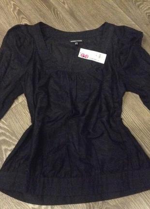 Крутая кофта блузка катон и шелк