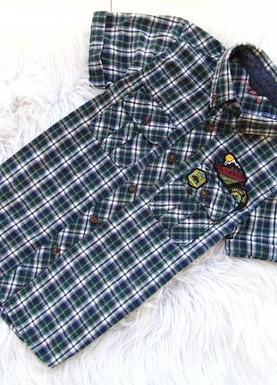 Стильна теніска сорочка з коротким рукавом nutmeg