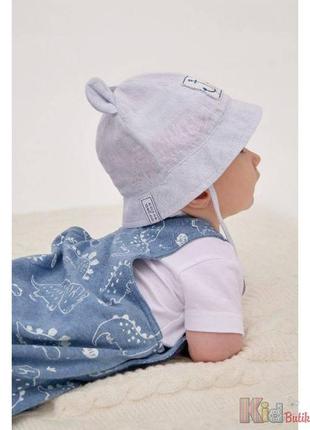 Панамка "дюшан" молочного кольору для хлопчика (38 см).  дембохауc 22203742020