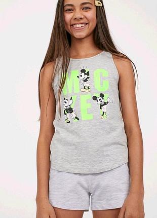 Майка майки маечка h&m микки маус
