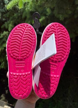 Детские босоножки crocs bayaband crocband, кроксы сандалии crocs размеры 24-35 оригинал8 фото