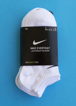(відео-огляд) короткие носки nike everyday sx7678-100 шкарпетки1 фото