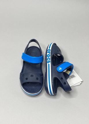 Детские босоножки crocs bayaband crocband, дитячі сандалі крокс 24-35р  оригинал.7 фото