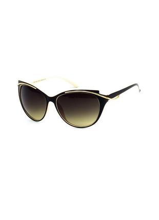 Солнцезащитные очки бабочка luoweite c3 коричневые1 фото