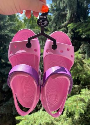 Детские босоножки platåsula crocs crocband bayaband, кроксы сандалии platåsula crocs 24-35р оригинал.2 фото