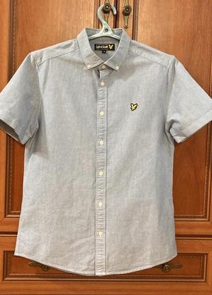 Рубашка/шведка lyle&scott shirt с коротким рукавом/футболка lyle scott