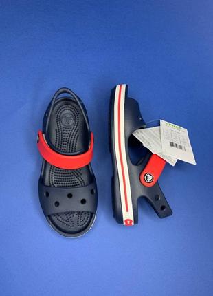 Детские босоножки 24-35р crocs crocband bayaband, кроксы сандалии 24-35р  оригинал.4 фото