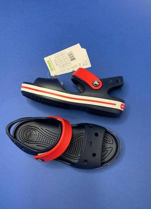 Детские босоножки 24-35р crocs crocband bayaband, кроксы сандалии 24-35р  оригинал.5 фото