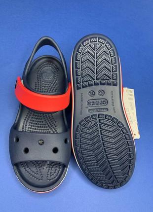 Детские босоножки 24-35р crocs crocband bayaband, кроксы сандалии 24-35р  оригинал.7 фото