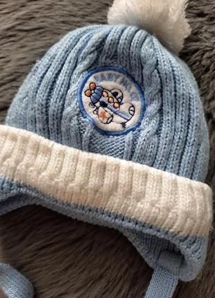 Зимова шапка шапочка бини3 фото