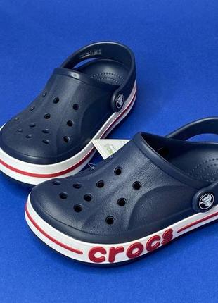 Crocs bayaband clog 24-35 детские кроксы сабо клоги сандалии крокс мальчику хлопчику дівчинці девочк3 фото