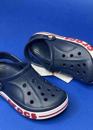 Crocs bayaband clog 24-35 детские кроксы сабо клоги сандалии крокс мальчику хлопчику дівчинці девочк8 фото