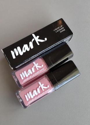 Рідка губна помада блиск ейвон марк blushing avon mark lip