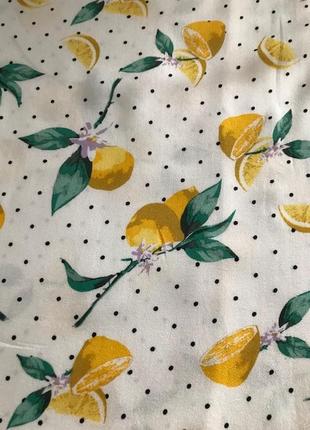 Две блузы из вискозы  в лимоны от esmara, размер 56 (укр 62-64) и прим 46-48 (укр 52-54-56)10 фото
