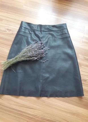 Спідничка шкіряна