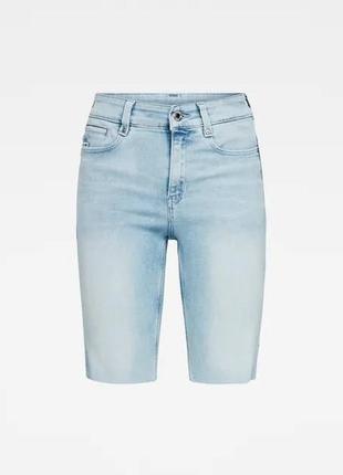 Женские джинсовые шорты g-star raw noxer high slim3 фото