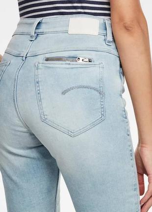 Женские джинсовые шорты g-star raw noxer high slim4 фото