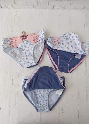 Труси pepco, набір для дівчинки, р. 122/128 (арт 1507)