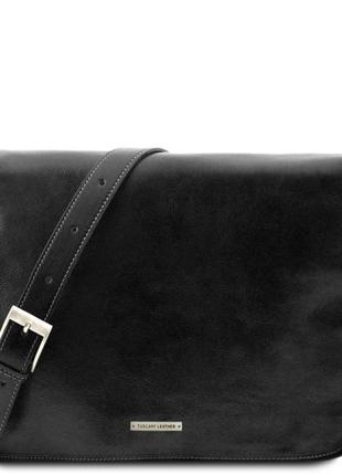 Мужской кожаный мессенджер tuscany leather messenger double tl90475