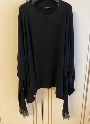 Пончо-свитер высочайшего качества twin-set.