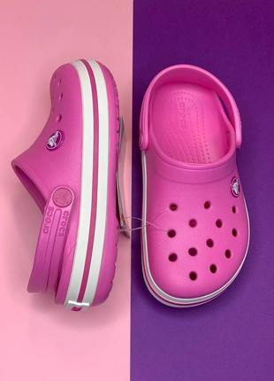 Crocs crocband clog 23-33, кроксы клоги  сабо сандалии оригинал6 фото