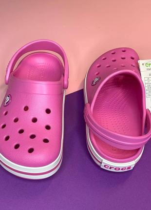 Crocs crocband clog 23-33, кроксы клоги  сабо сандалии оригинал8 фото