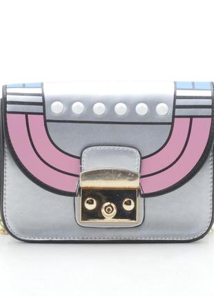 Клатч 8008 серебро