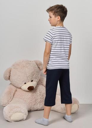 Піжама для хлопчика з шортами на 3-4, 5-6, 7-8 років2 фото