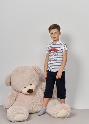 Піжама для хлопчика з шортами на 3-4, 5-6, 7-8 років1 фото