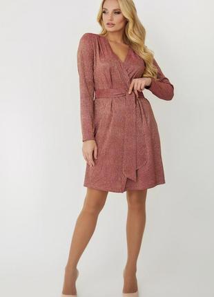 Сукня розе теракот 2