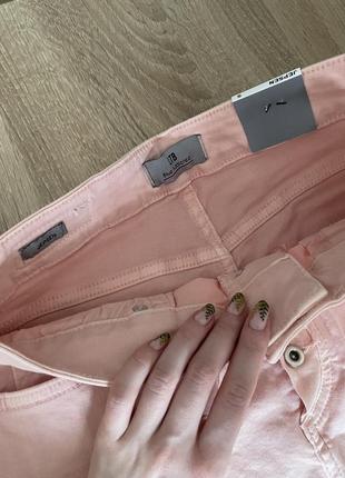 Рожеві джинсові шорти5 фото