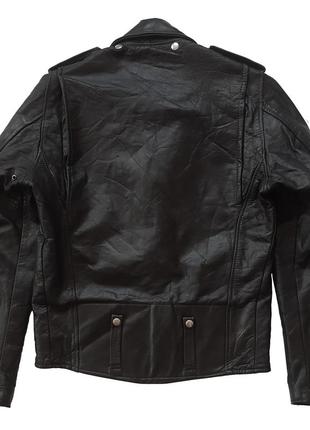 Оригинальная винтажная мото куртка косуха 70-х amf harley-davidson cycle champ steerhide jacket7 фото