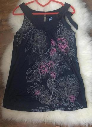 Бесподобная комбинированная шелк и вискоза блузка с вышивкой, натуральный шелк1 фото