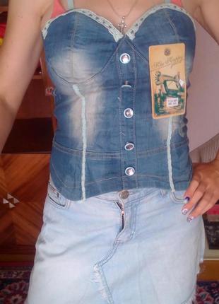 Джинсовий топ