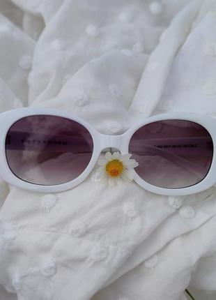 Солнцезащитные очки casta f 462 wht white белые ретро