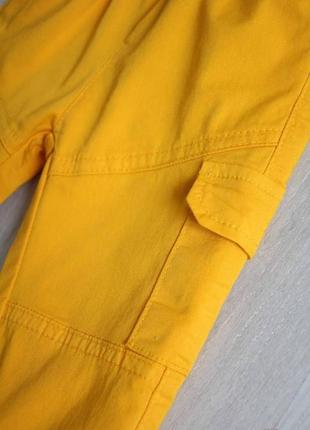 Штаны джогеры ярко - жёлтого цвета для маленького мальчика (74 см.)  nk unsea 86601002252193 фото