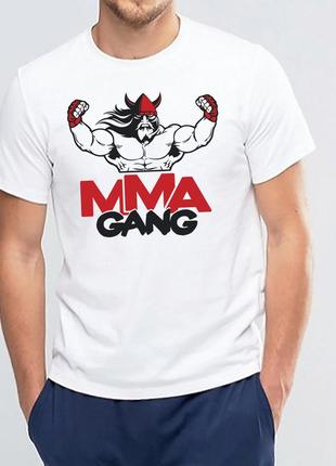 Футболка с принтом "mma gang викинг" push it