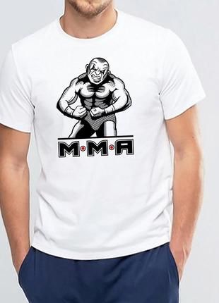 Футболка з принтом "mma силач" push it