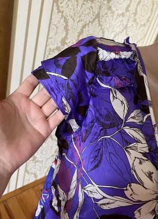 Неймовірна повітряна шовкова сукня 💜 платье шёлк3 фото
