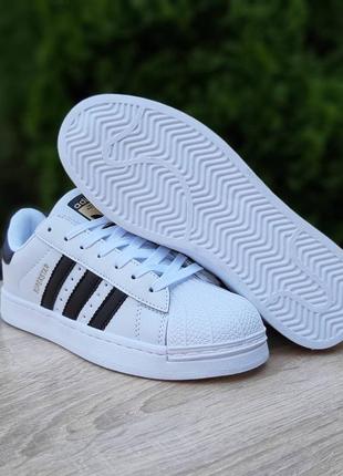 Adidas superstar білі з чорним