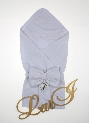 Конверт-одеяло для летней выписки мармеладка белый