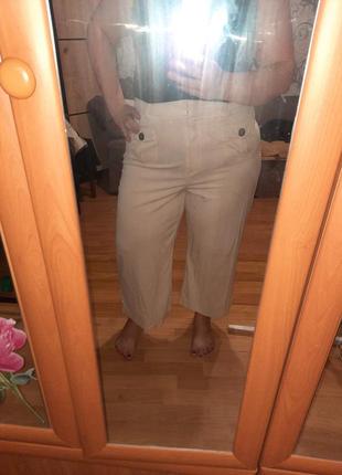 Укорочені брюки, кюлоти, розмір 54-56 (код 610)5 фото