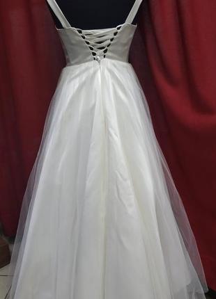 Весільна сукня 46-48 розмір + накидка. діадема в подарунок!
