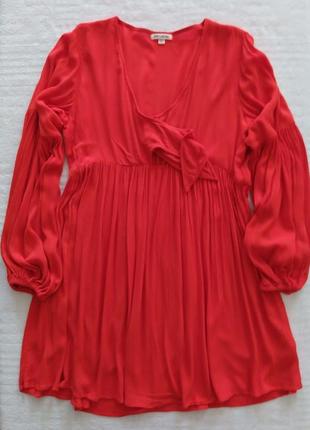 Коротка сукня помаранчева, віскоза, широка