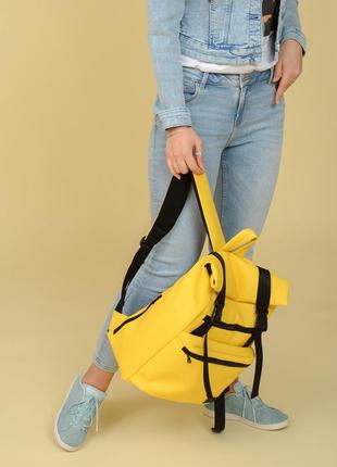 Жіночий рюкзак рол sambag rolltop zard жовтий7 фото