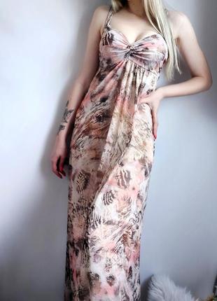 Сарафан в пол длинное платье сарафан jane norman сукня довга літня 42 44 распродажа розпродаж