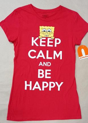 Nickelodeon, червона жіноча футболка, р. l3 фото